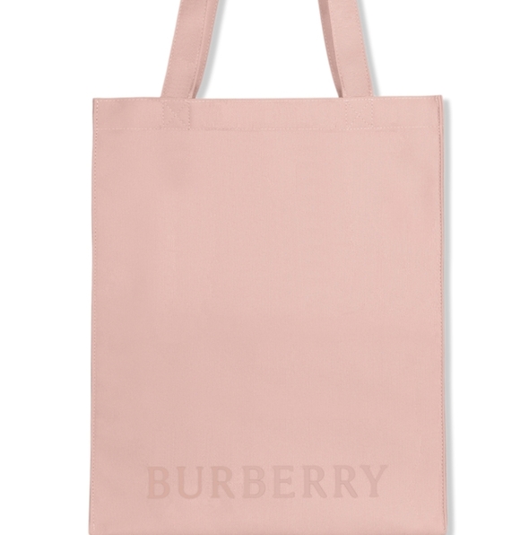 Burberry Pink Canvas Tote
